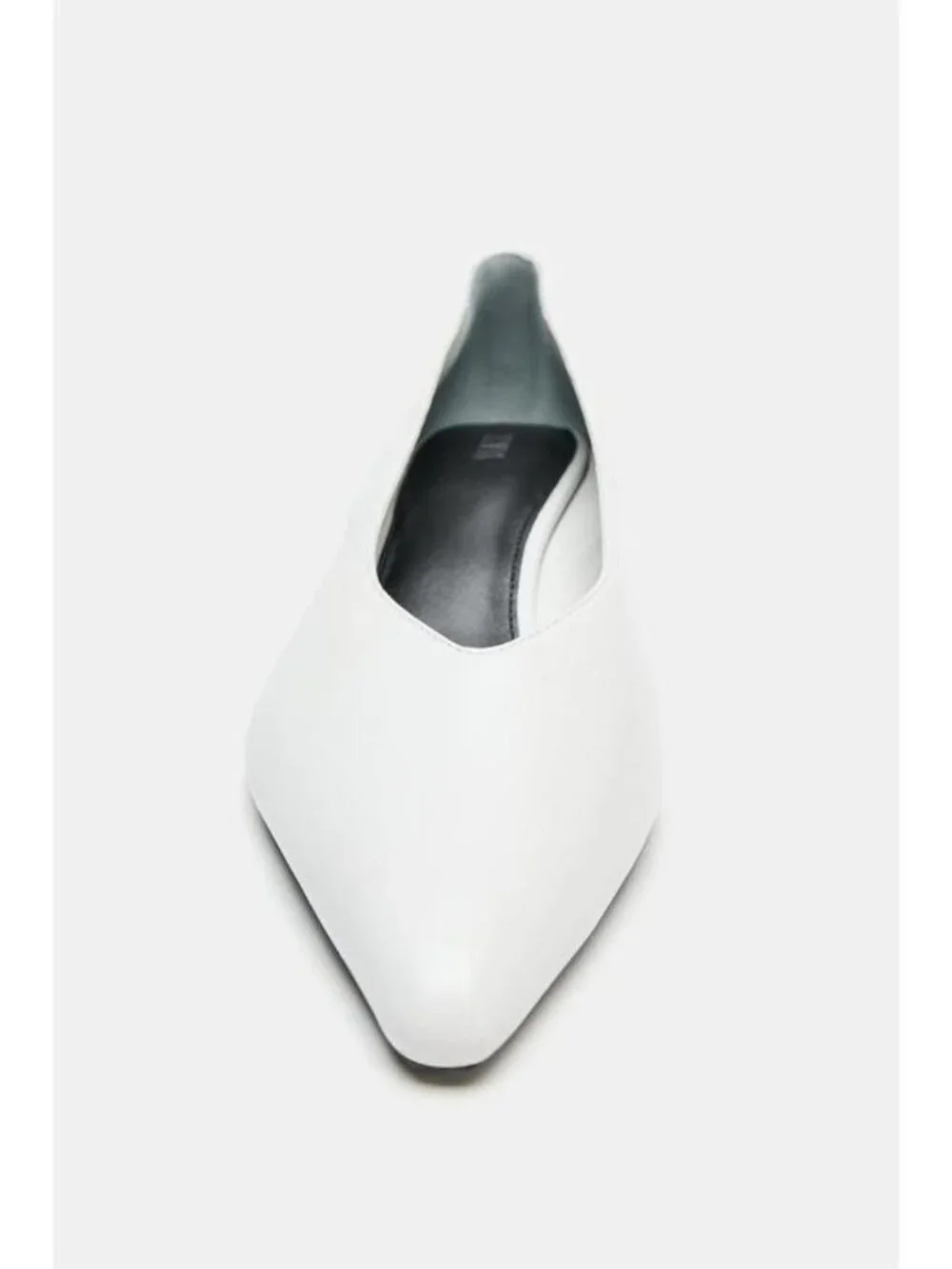 ZARA POINTED LEATHER KITTEN HEEL SHOES 3206/810/850